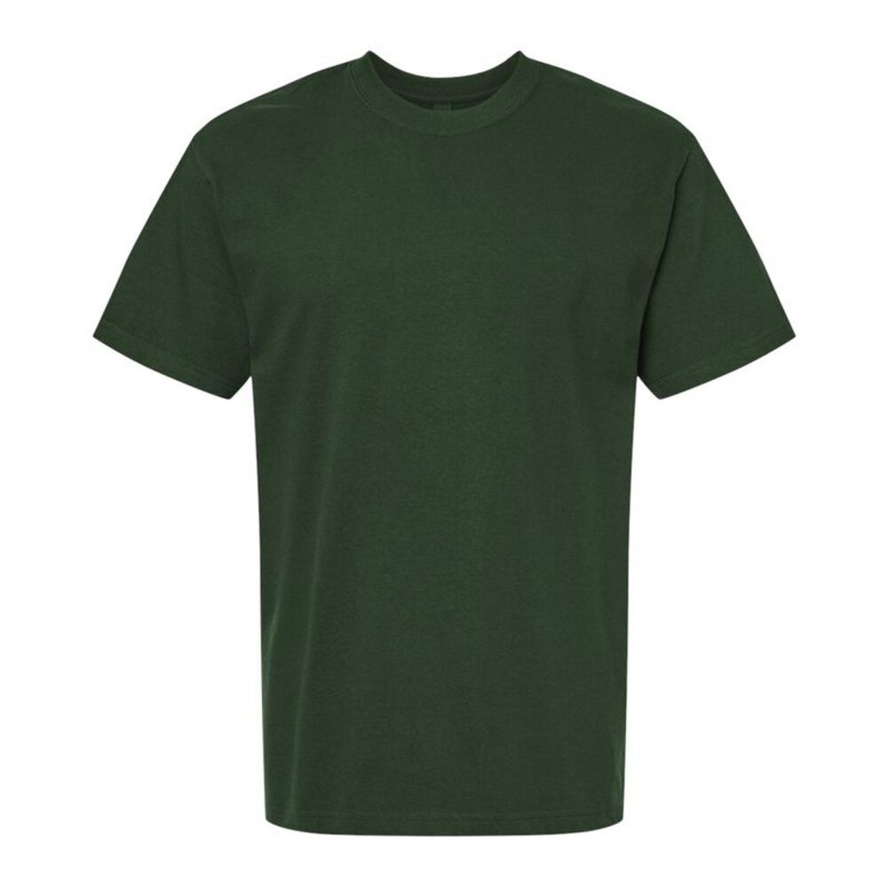 Gildan Unisex Adult Hammer Maxweight Cotton Blend T-Shirt / Forest Green